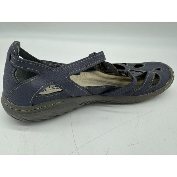 JBU by Jambu Women Sydney Mary Jane Sandals Size 10M Blue Slip On Casual Leather - Picture 10 of 14